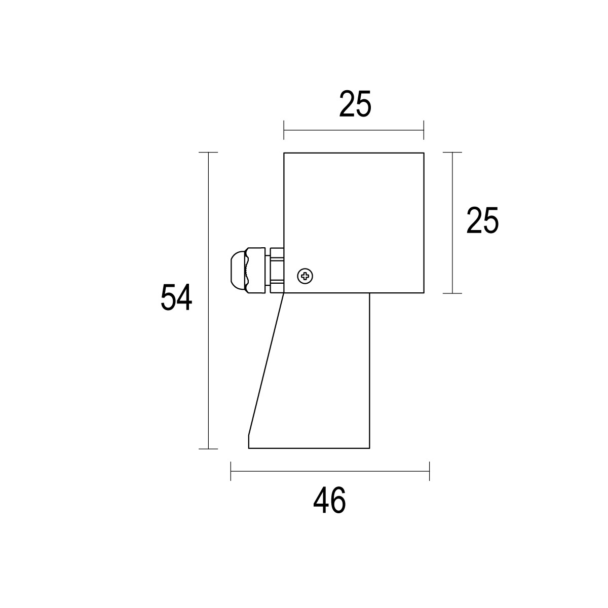 Напольный светильник MicroSegno Spot 25 Ghidini GH1126