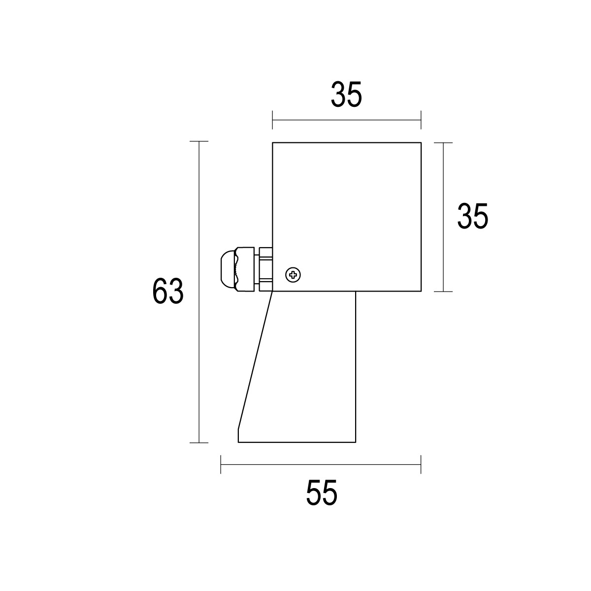 Напольный светильник Segno Spot 35 Ghidini GH1127