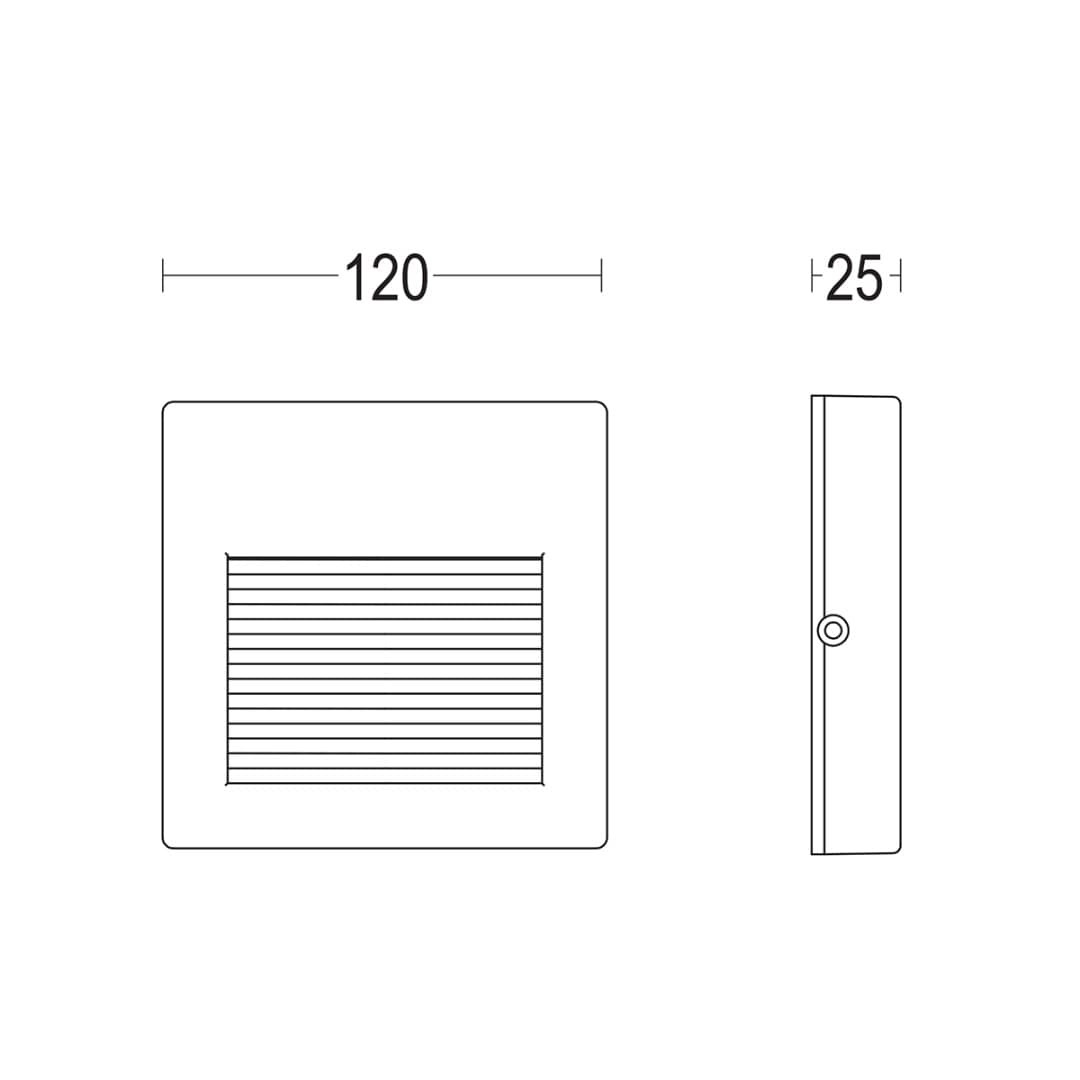 Настенный светильник Verso Flat 120 Ghidini GH1136