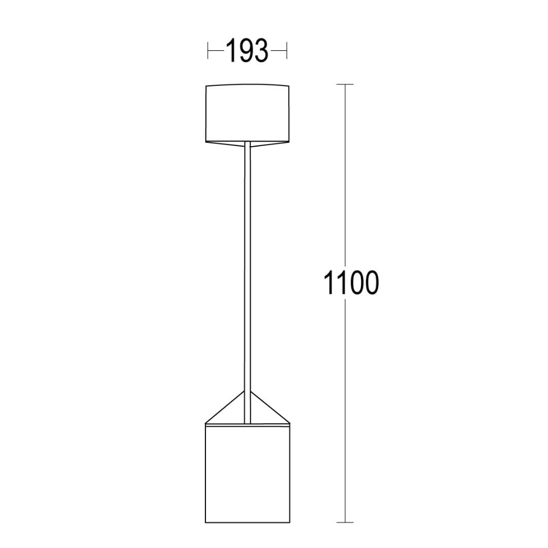 Светильник на опору Clessidra 1100 Ghidini GH1506