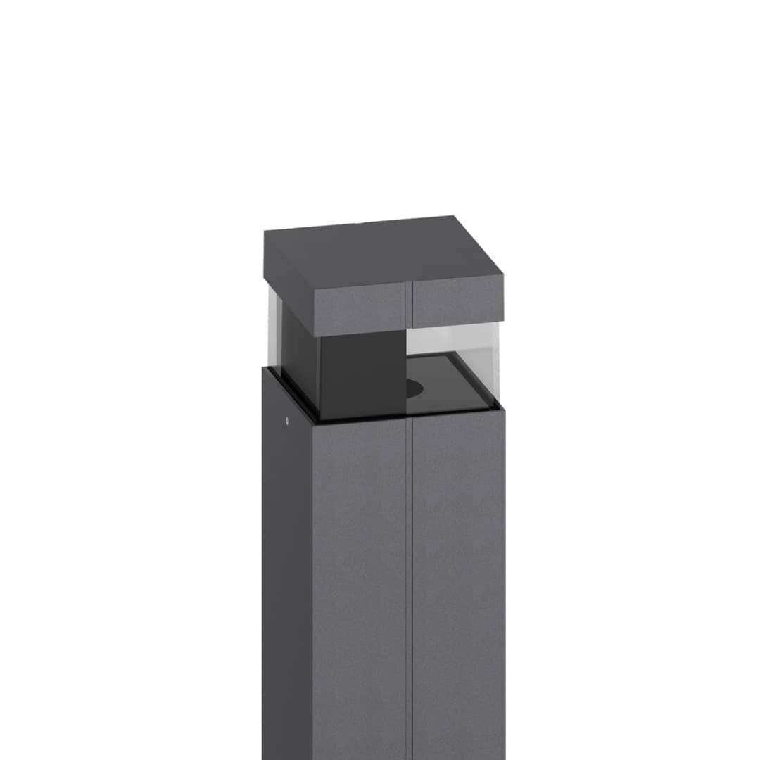 Светильник-столбик MaxiQuadro 800 180° Ghidini GH1217