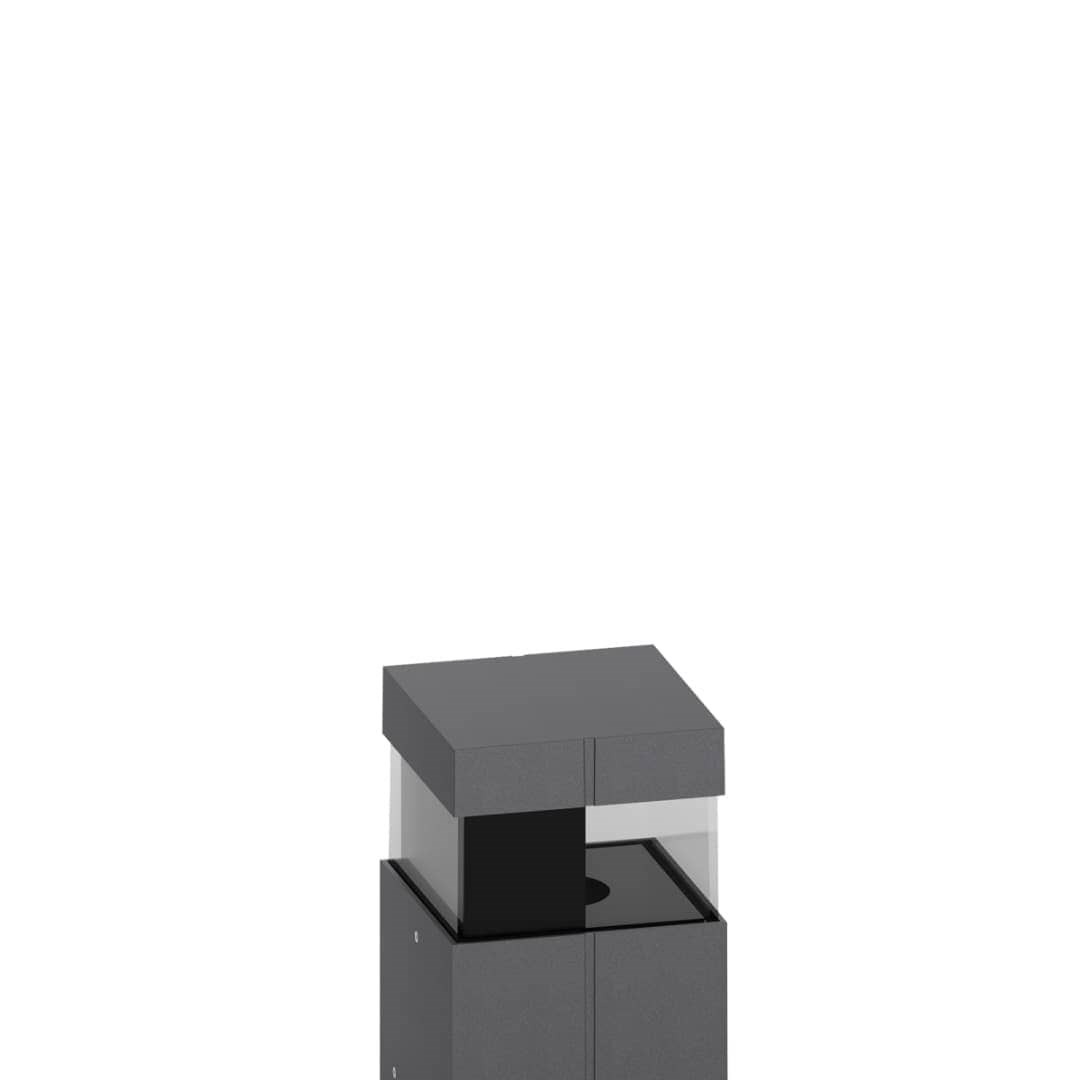 Светильник-столбик MaxiQuadro 250 180° Ghidini GH1246