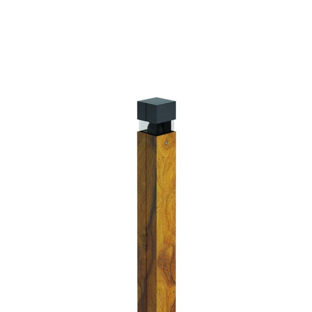 Светильник-столбик MiniQuadro Dark Wood 500 180° Ghidini GH1324