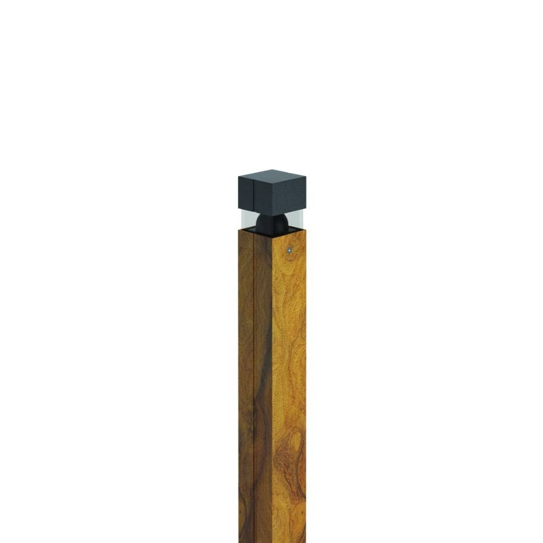 Светильник-столбик MiniQuadro Dark Wood 500 360° Ghidini GH1316